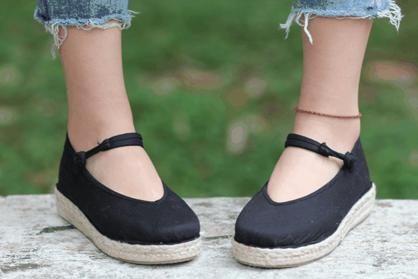 百纳锦绣手工布鞋